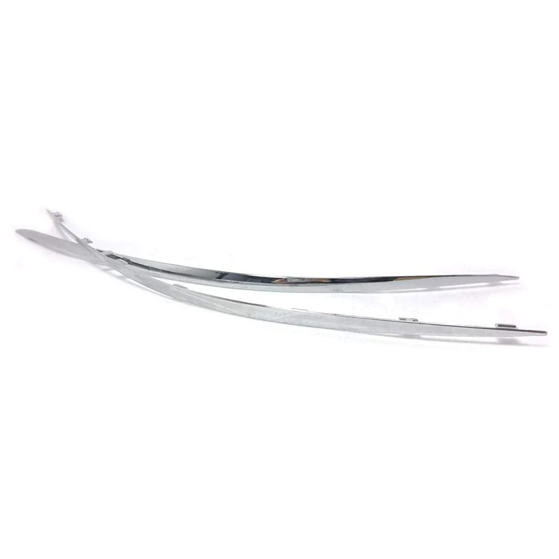 

Front Bumper Moulding Chrome Trim Pair Set R+L for Mercedes Benz MB E W211 06-09