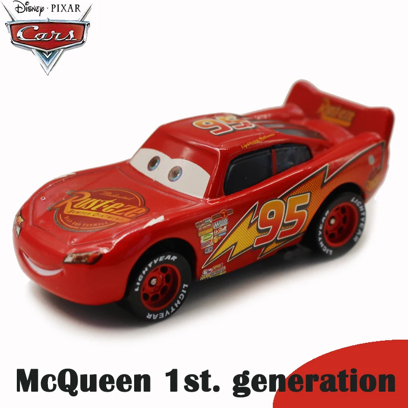 Подлинные Disney Pixar Cars классика 3 поколения Racing McQueen красный синий серый цвет дети