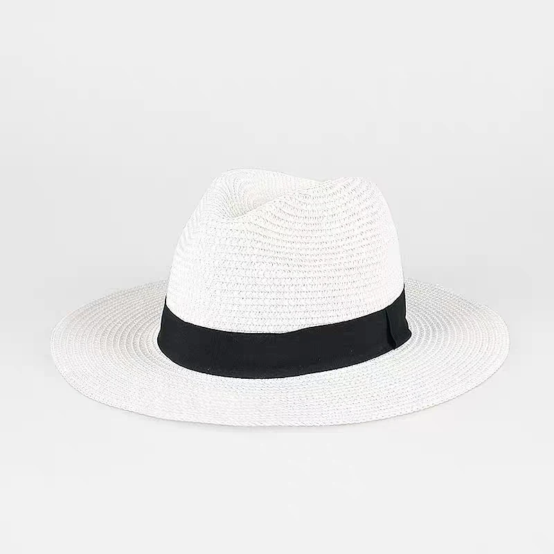 Chapeau De Paille Unisexe Style Cowboy - Respirant, Protection Soleil, Tour De Tête 50-60 Cm (café, Bleu Marine, Beige...) - 2