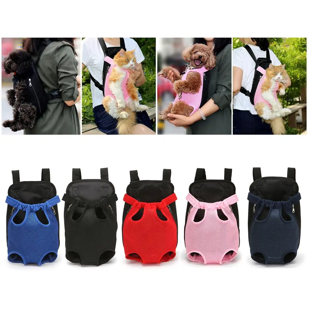 Переноска для домашних животных, рюкзак для собак на переднюю грудь, рюкзак с пятью отверстиями, переноска для собак на открытом воздухе, сумка-тоут, слинг, держатель, сетка для кошек, щенков, переноска для собак