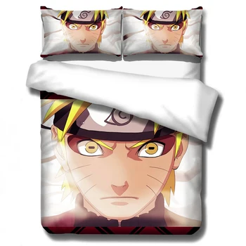 

Naruto Uzumaki Naruto Bedding Set Duvet Covers Cartoon Anime Naruto Comforter Bedding Sets Bedclothes Bed Linen (NO sheet)