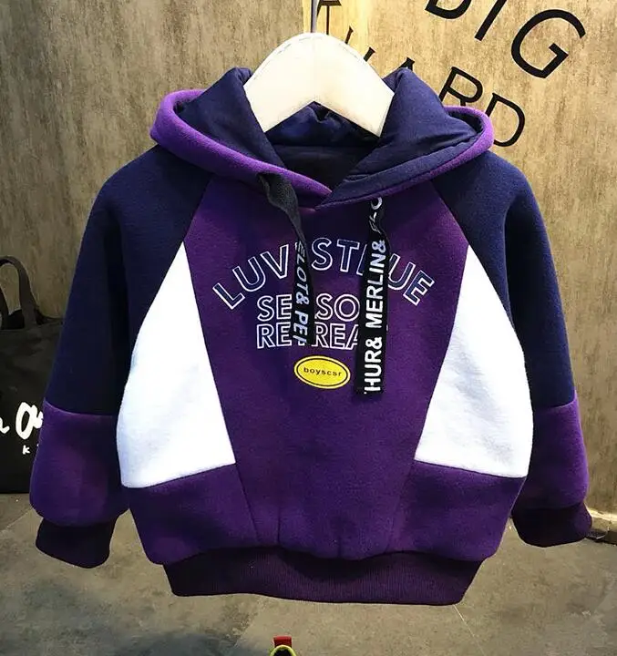 hoodie НОВЫЕ комплекты одежды для мальчиков, зимний детский жилет для мальчиков+ плюшевая толстовка с капюшоном+ Плюшевые брюки, костюм из 3 предметов, комплект детской одежды, комплекты для мальчиков 2-6 лет - Цвет: hoodie