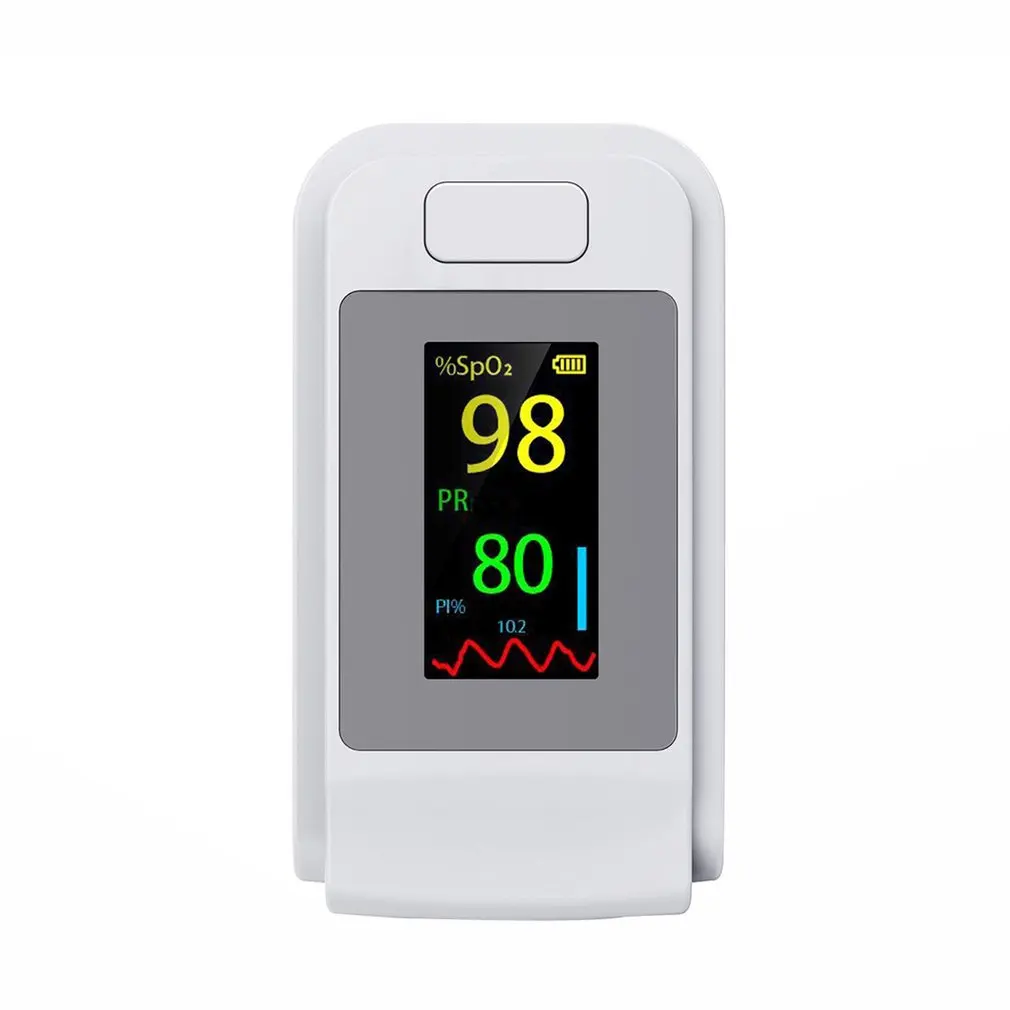

SO911 Professional Finger Oximeter Portable Pulse Oximeter Heart Rate Monitor with LED Alarm Screen Measure SpO2 PR and PI