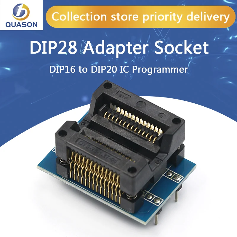 Переходник SOP28-DIP28 300 мил IC SOIC28-DIP28 SOP16-DIP16 SOP20-DIP20 адаптер для программатора |