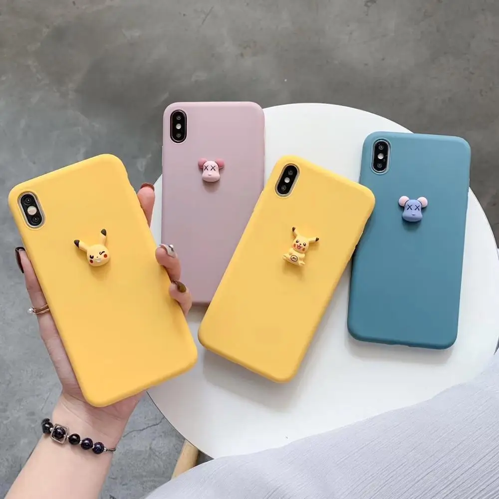 MS Win чехол для iPhone11 Pro Max X XR XS макс 7 8 Plus 3DPokemons мобильных телефонов мобильный