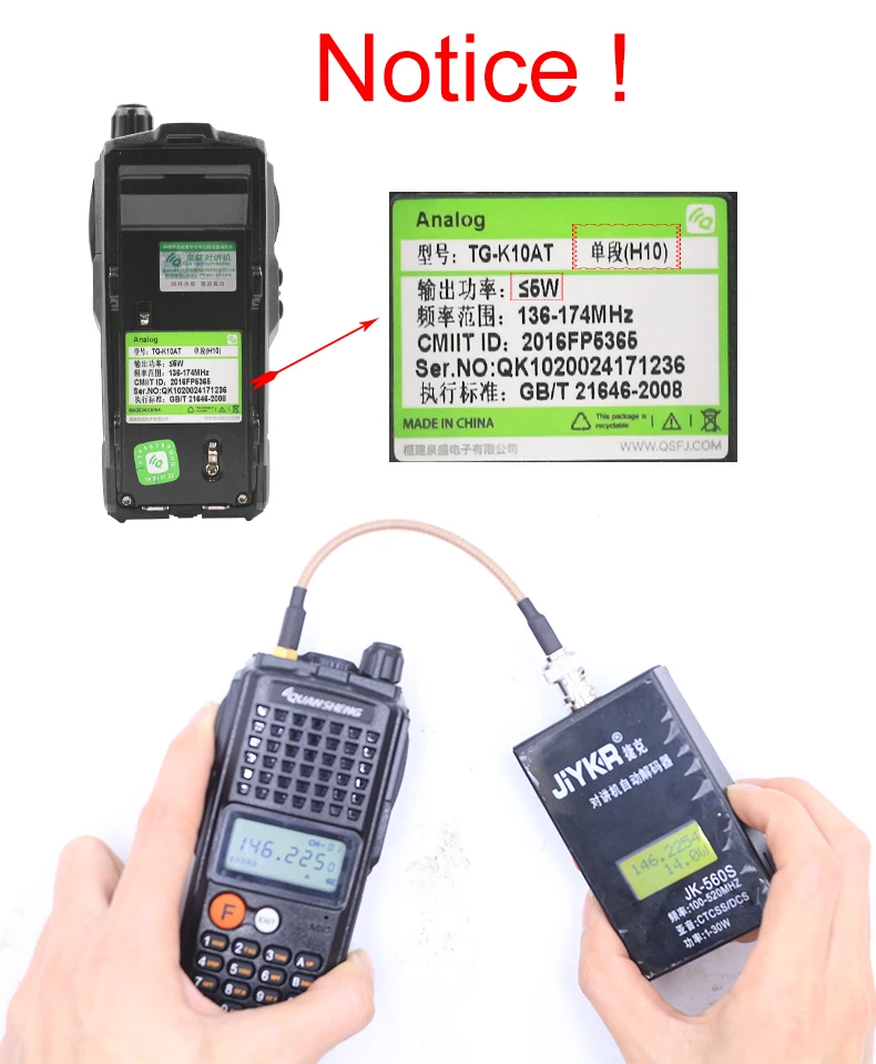 10w quansheng TG-K10AT walkie talkie 10 km