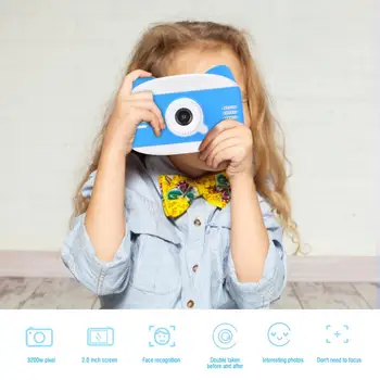 

video camera ET011 2 Inch Color Display Screen Cartoon Appearance 1080P Children Camera Kid Birthday Gift Toy cameras