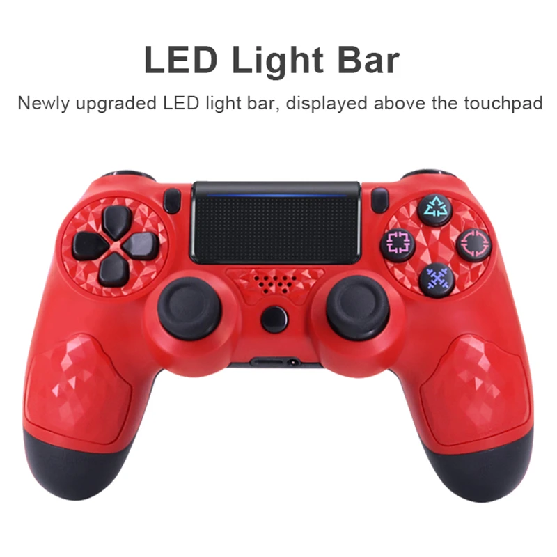 New Wireless Bluetooth Ps4 Gamepad 22 Colors Ps4 Controller Wireless Joystick Controller Pc Gamepads With Vibration Effect Gamepads Aliexpress