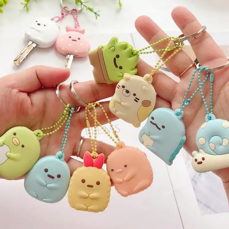 Брелок для ключей Chaveiros милый аниме Sumikko Gurashi чехол мультяшный сумки цепочки