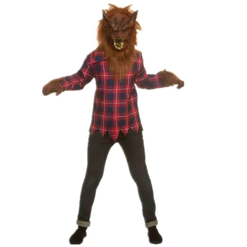 Werewolf Boys Fancy Dress Halloween Fairy Tale Animal Wolf Childrens Kid Costume Werewolf Boys Fancy Dress Halloween Fairy Tale Animal Wolf Childrens Kid Costume