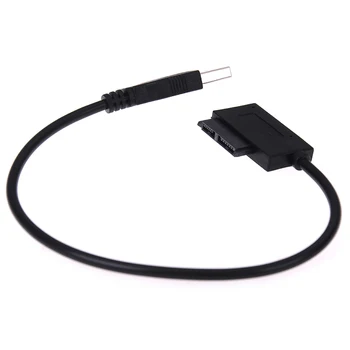 

1PC Usb To 7+6 13pin Slim Sata/ide Cd Dvd Rom Optical Drive Cable Adapter For Notebook Laptop