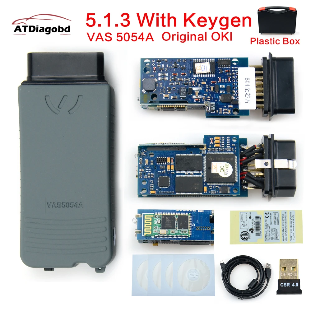 

2019 VAS 5054A ODIS V5.1.3 Keygen Bluetooth AMB2300 VAS 6154 WIFI VAS5054A Full Chip VAS5054 UDS For VAG Diagnostic Tool
