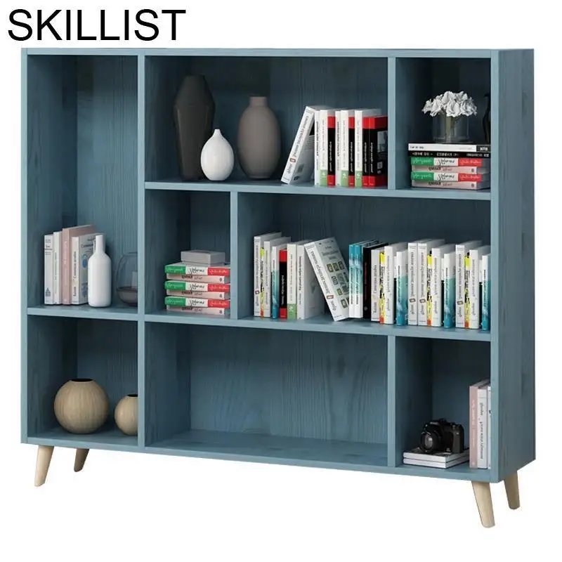 buy Madera Boekenkast Libreria Camperas Kids Estanteria Para Libro Wood Furniture Decoration Retro Bookcase Book Case Rack