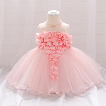 

Baby Girl Love Heart Kids Party Wedding Dress for Little Girls Frist Birthday Baptism Dresses Toddler Infant Christmas Clothing