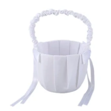 Атласный бант свадебное украшение цветок девушка маленькая Цветочная корзина