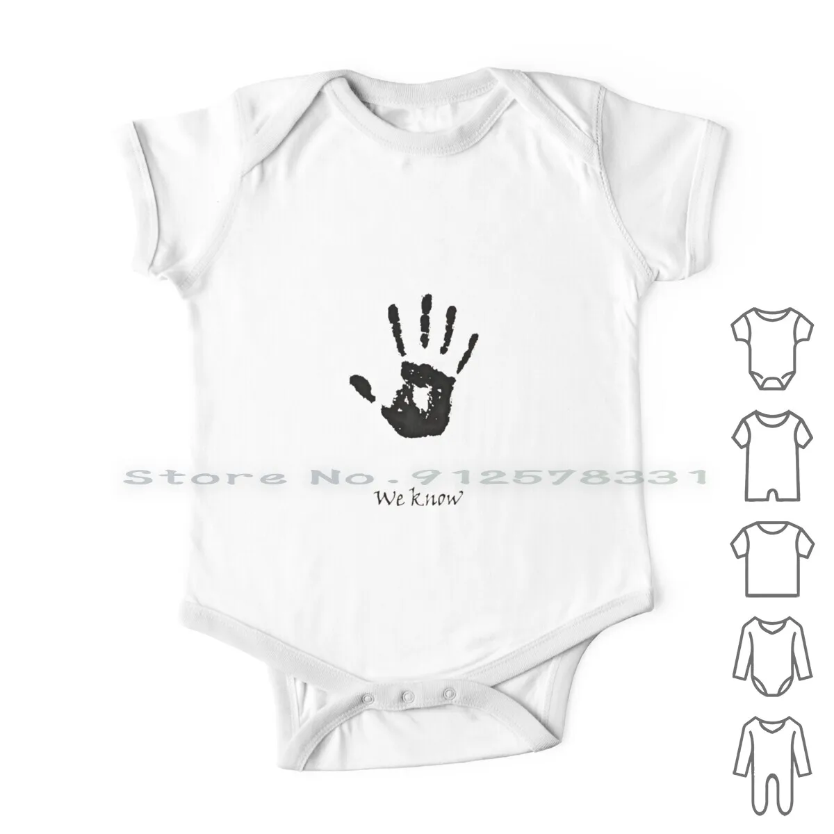 

Dark Brotherhood Knows.. You've Been Bad! Newborn Baby Clothes Rompers Cotton Jumpsuits We Know Dragon Born Bathesda Rpg