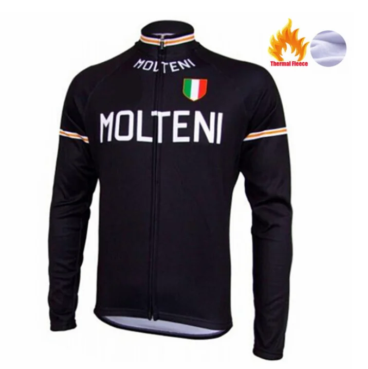 Новинка, зимняя теплая флисовая куртка для мужчин, костюм для верховой езды, командный сервис для горного велосипеда, Ropa Ciclismo Invierno - Цвет: Fleece top