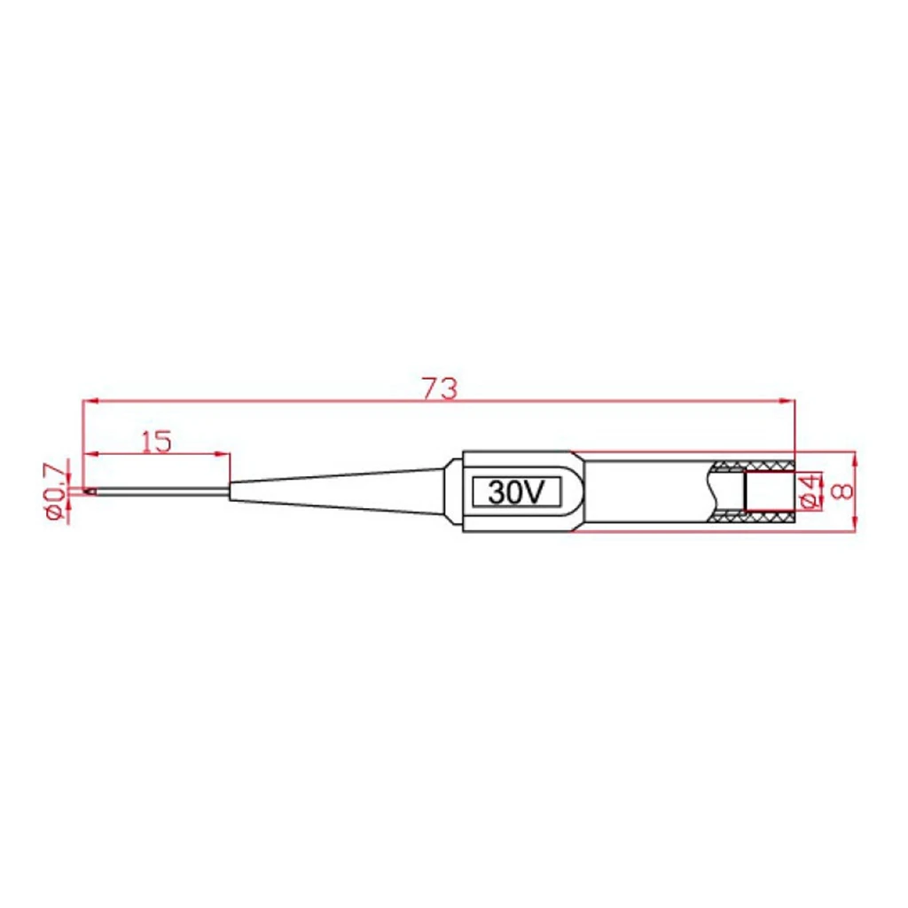 2pcs Insulation Piercing Needle Multimeter Test Probe With Banana Socket for Cable Non-destructive Testing