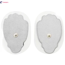 Новое поступление 500pcs ручные нетканые материалы в форме сердца самостоятельно пластыревый заменитель электродные накладки для миостимулятор половый массажер пусковая площадка