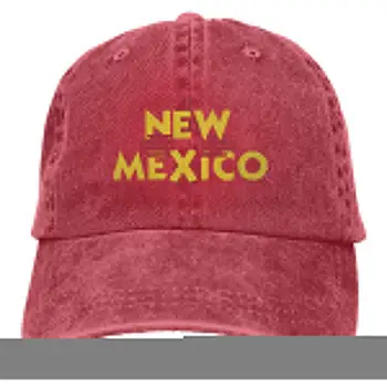 

Men's/Women's Adjustable Denim Jeans Baseball Caps New Mexico Flag Plain Cap