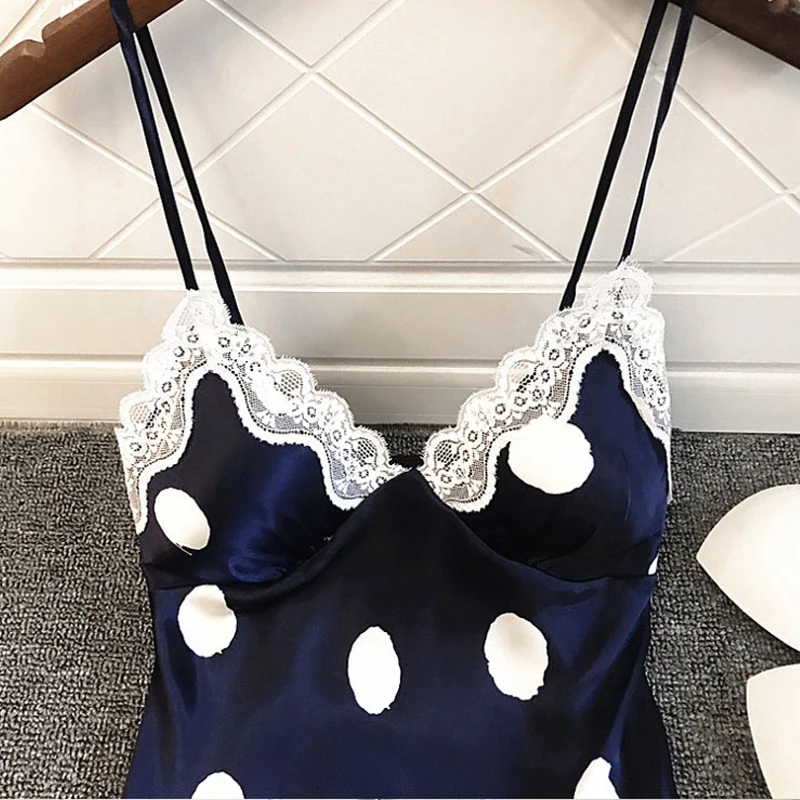 Nightgown 2021 Summer Night Dress Women Print Sleepshirts Nightie Nightdress Sleepwear Silk домашняя одежда женская