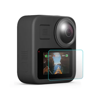 

Tempered Glass Film HD Screen Protector + Camera Lens Protective Cover Frame For GoPro Max Action Camera Accessories