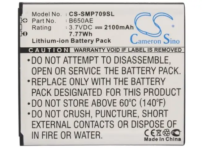 Cameron Sino 2100Mah Batteria Per Samsung Galaxy Beam 2 Mega 5.8 Mega 5.8 Plus Duos Mega Duos Z Lte-A Gt-G3858 I9150 Z9005 I9152