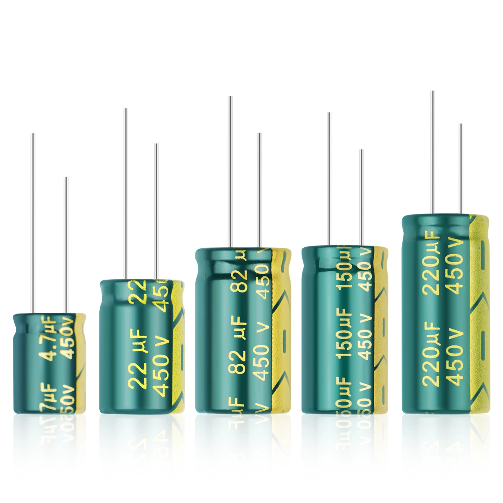 JCCON Aluminum Capacitor 6.3V 10V 16V 25V 35V 50V 63V 100V 400V 450V 100UF 220UF 330UF 680UF 1000UF 470UF High Frequency Low ESR JCCON Aluminum Capacitor 6.3V 10V 16V 25V 35V 50V 63V 100V 400V 450V 100UF 220UF 330UF 680UF 1000UF 470UF High Frequency Low ESR