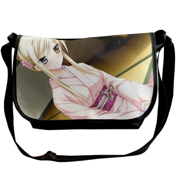 

Hefu-005 Fashion Solid Canvas Messenger Satchel Bags Buckle Casual Portable Shoulder Bag