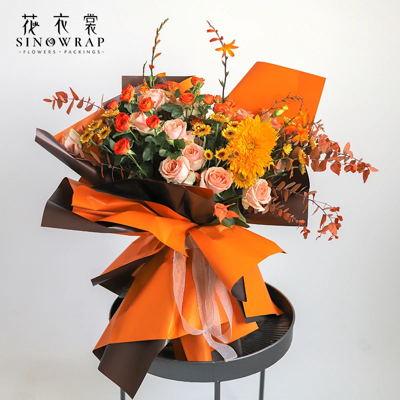 High-quality Solid Color Wrapping Paper Korean Flower Bouquet Roll