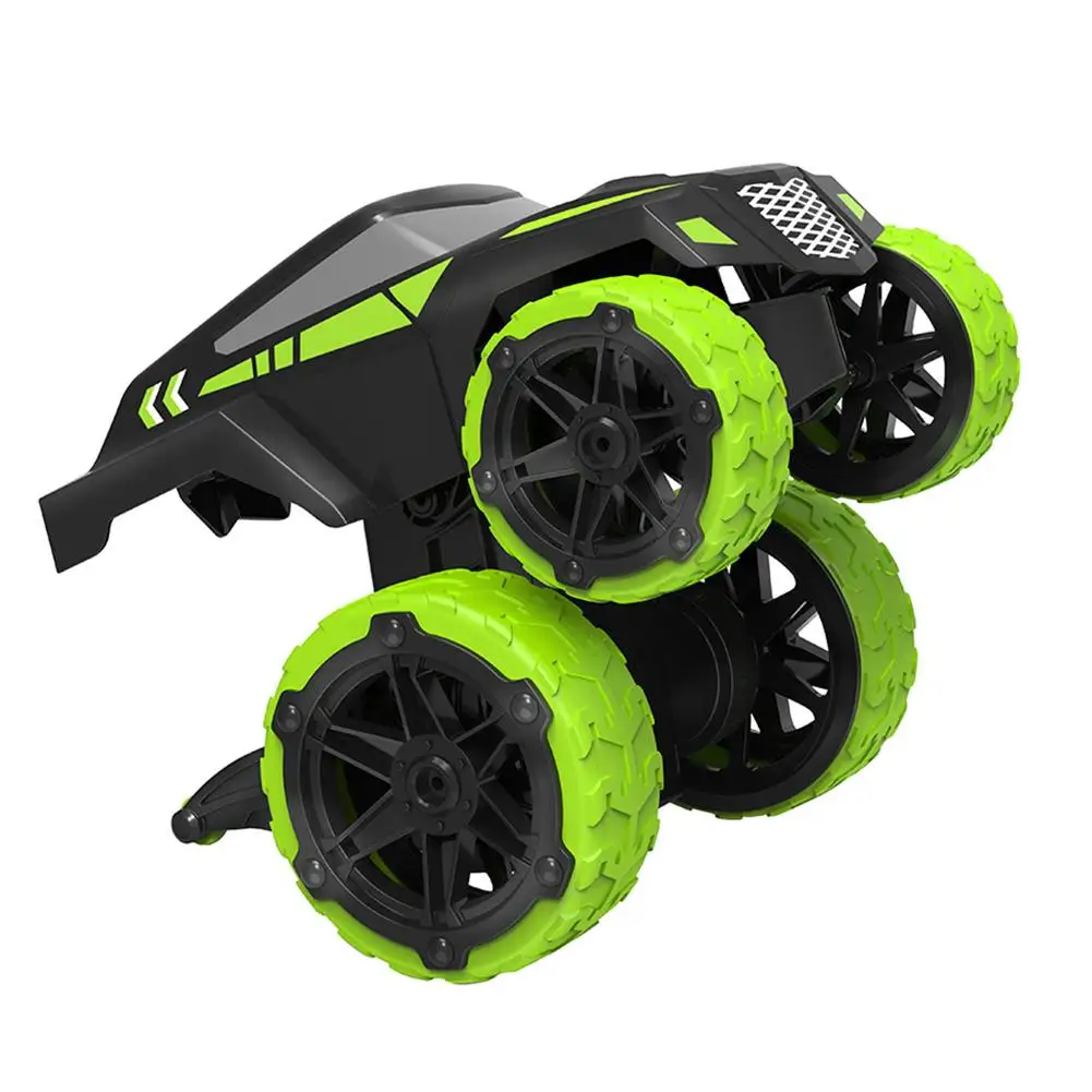 Green Пульт дистанционного управления трюк Rc автомобиль 4wd привод внедорожник Rc грузовик Rc Дрифт автомобиль Rc автомобиль игрушки для детей - Цвет: Green