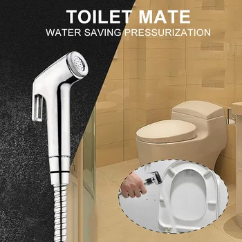 

Handheld Toilet bidet sprayer set Kit Stainless Steel Hand Bidet faucet for Bathroom hand sprayer shower head self cleaning
