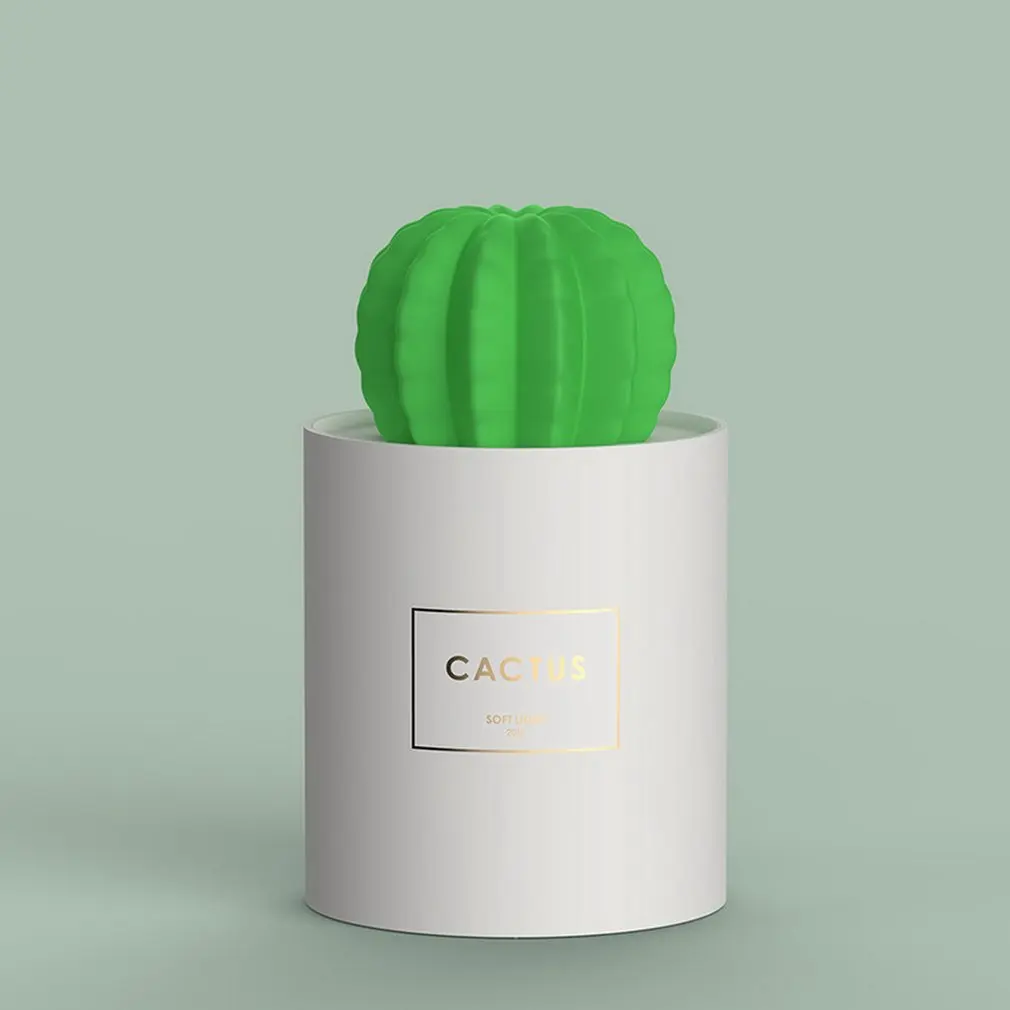 

USB Desktop Air Purifier Mist Maker Water Tank Home Office Decoration Diffuser Cactus Air Humidifier
