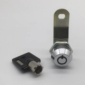 

10 pcs 19mm quarter rotation tubular key display case door cam lock