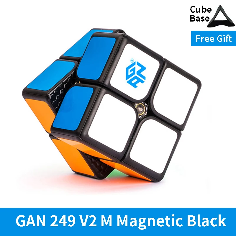 Оригинальный Gan249 V2 M 2x2x2 Speedcube магнитные Magico Кубы GAN 249 Gan Air cubeголоволомки игрушки
