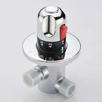 

Brass 3 Holes Thermostatic Mixing Valve Temperature Control Water Heater automatic thermostatic mixing solar water heater valve