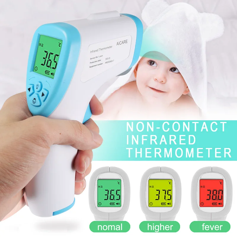 

Handheld Infrared Thermometer Temperature Meter Non-contact Forehead Measuring Adult Baby 998