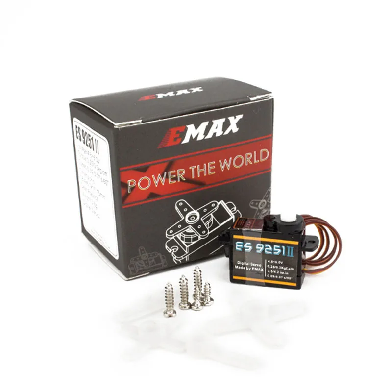 4 шт Emax ES9251 2,5g пластиковый микро цифровой сервопривод для модели RC