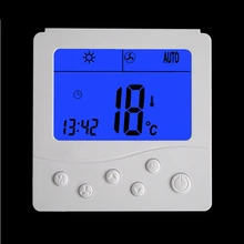 306 серии, большой lcd цифровой термостат, 220 VAC±10%, 2-трубный термостат для вентиляторный доводчик с водяным охлаждением, контроль за 2-3 линии клапаны