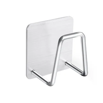 

Sponge Drain Rack 54x54x33mm Stainless Steel Sponges Holder Home Kitchen Dish Washing Sponges Holder