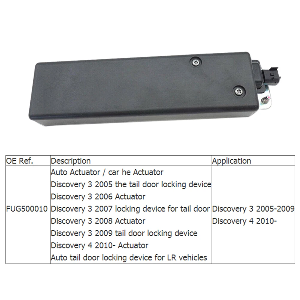 

FUG500010 Accessories Professional Tailgate Actuator Auto Door Upper Tail Lock Control Replacement Car For Discovery 3 4