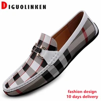 2021 new casual leather shoes outdoor Fashion casual men’s shoes Moccasins for men high quality Loafers Men shoe Big Size 46 1