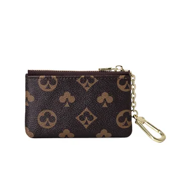 

Leather Coin Purse Brand Mini Classical Wallet Designer Zipper Coin Purse Leather Key Bag Unisex Leather Bag Purse And Coin Bags