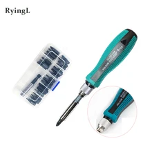 29 шт. набор магнитных бит с коробкой для инструментов держатель бит отвертка с наконечниками Phillips, Шестигранник Torx отвертка Биты Набор инструментов с ручкой