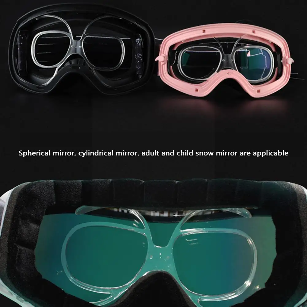 Prescription Ski Goggles Rx Insert Optical Adaptor Bendable Snowboard Flexible Universal Frame Tr90 Size Motorcycle Goggles 5
