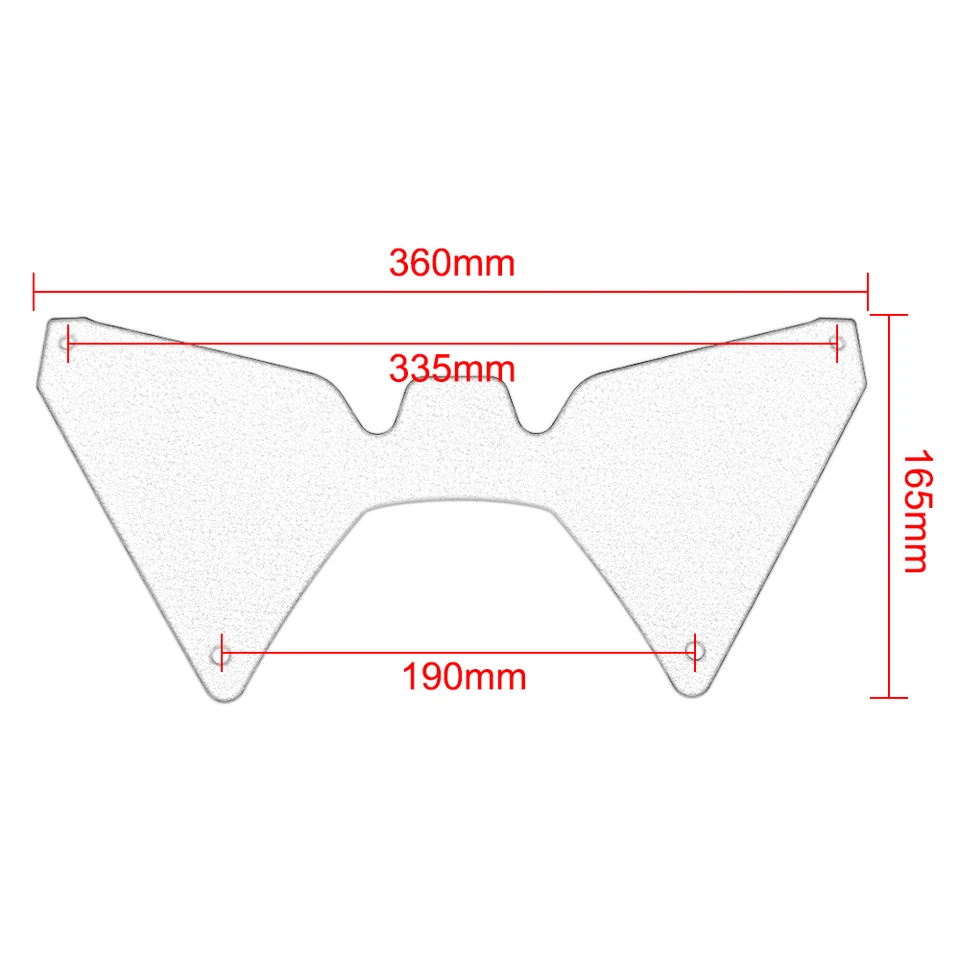 Parafango Posteriore UFO Per Enduro EXC Con Luce – Colore Arancione, Modello KT03081-127
