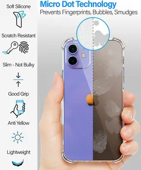 Clear Shockproof Phone Case For iPhone 13 12 11 Pro Max XS Max X XR 8 7 6 6S Plus SE2020 12 13 Mini Silicone Case Back Cover 5