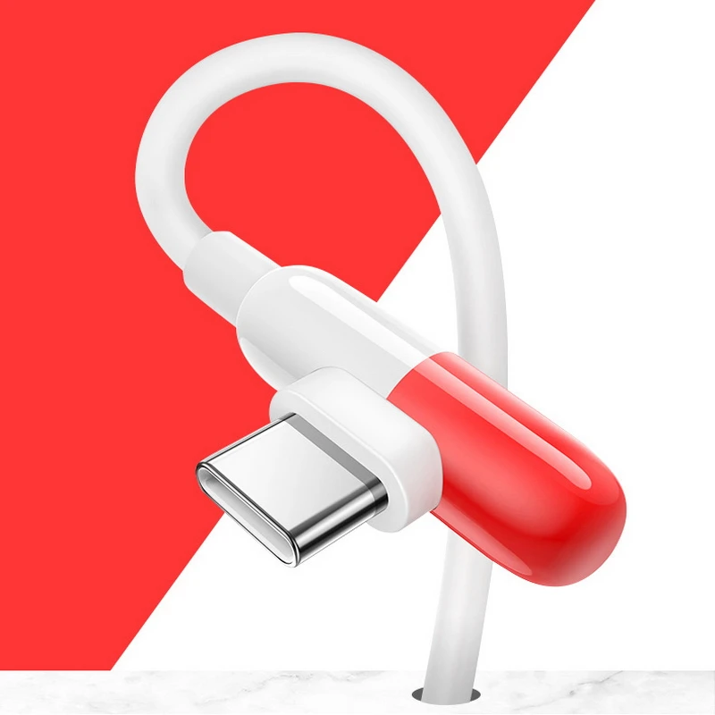 1 м/2 м USB Type C 90 градусов быстрая зарядка usb c кабель шнур для передачи данных