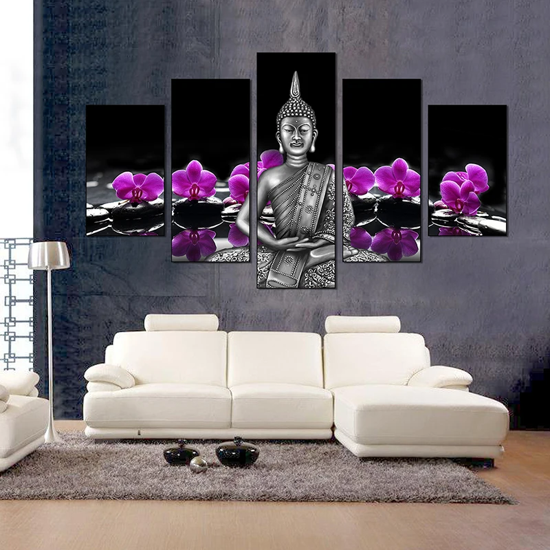 5 шт. собака плакат Wall Art Холст Картина Nordic настенные картины для Декор в гостиную