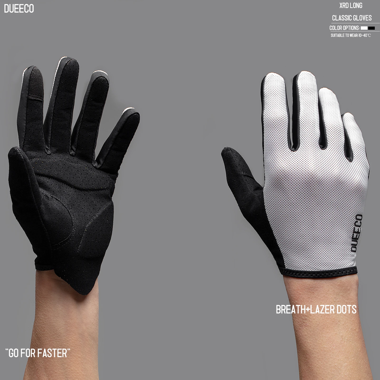 DUEECO Cycling Gloves Bike Gloves Bicycle gloves-Full Finger MTB MX Gloves XRD Pad Shock Absorbing Non-Slip Touch Screen Design 4